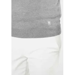 Pull homme col camioneur anthracite - Touché cachemire