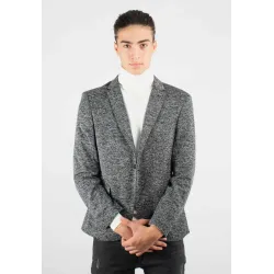 Veste de costume Homme Élégant en Laine Mélangée - Style Moderne et Confort Inégalé