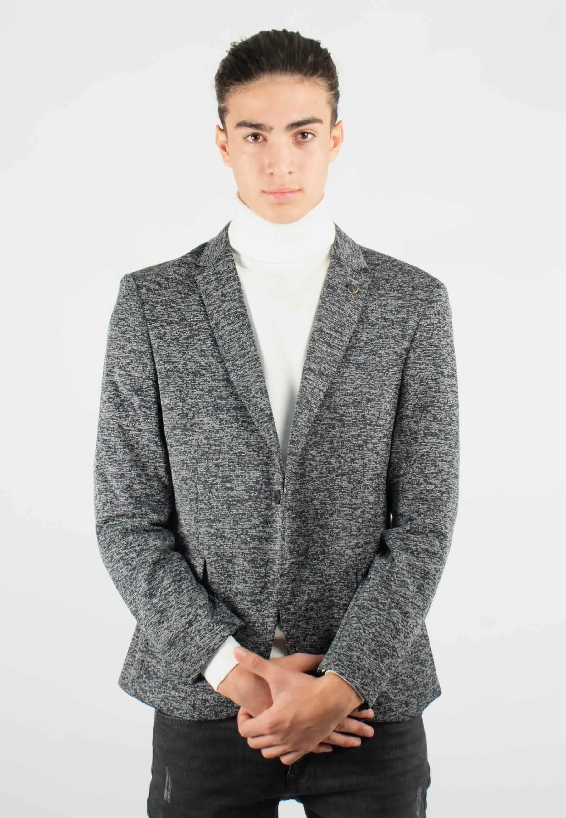Veste de costume Homme Élégant en Laine Mélangée - Style Moderne et Confort Inégalé