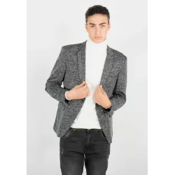 Veste de costume Homme Élégant en Laine Mélangée - Style Moderne et Confort Inégalé