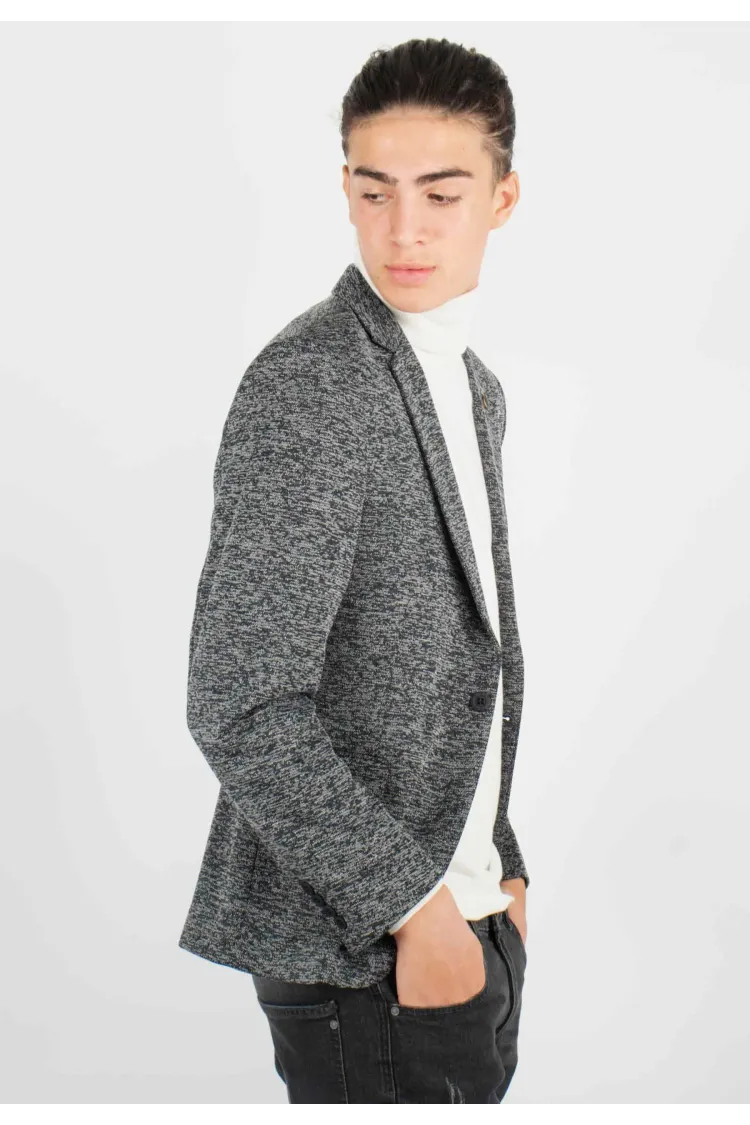 Veste de costume Homme Élégant en Laine Mélangée - Style Moderne et Confort Inégalé