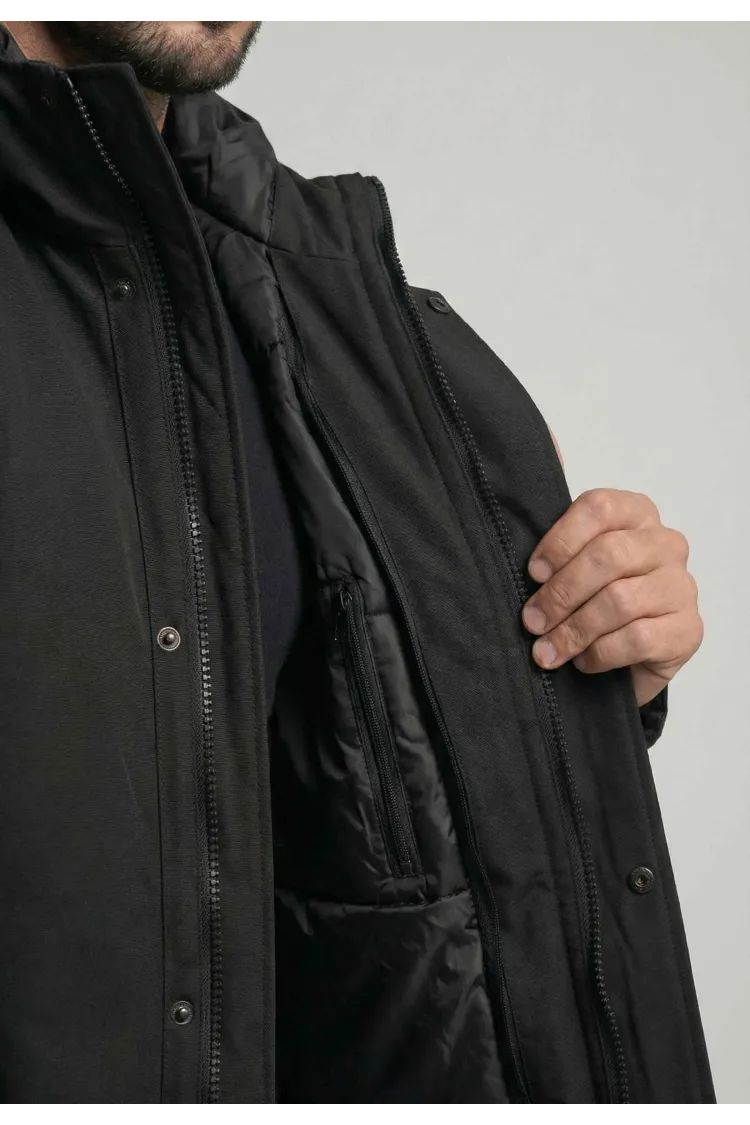 Parka Homme Polar Goose Macky – Noir, Capuche & Isolation