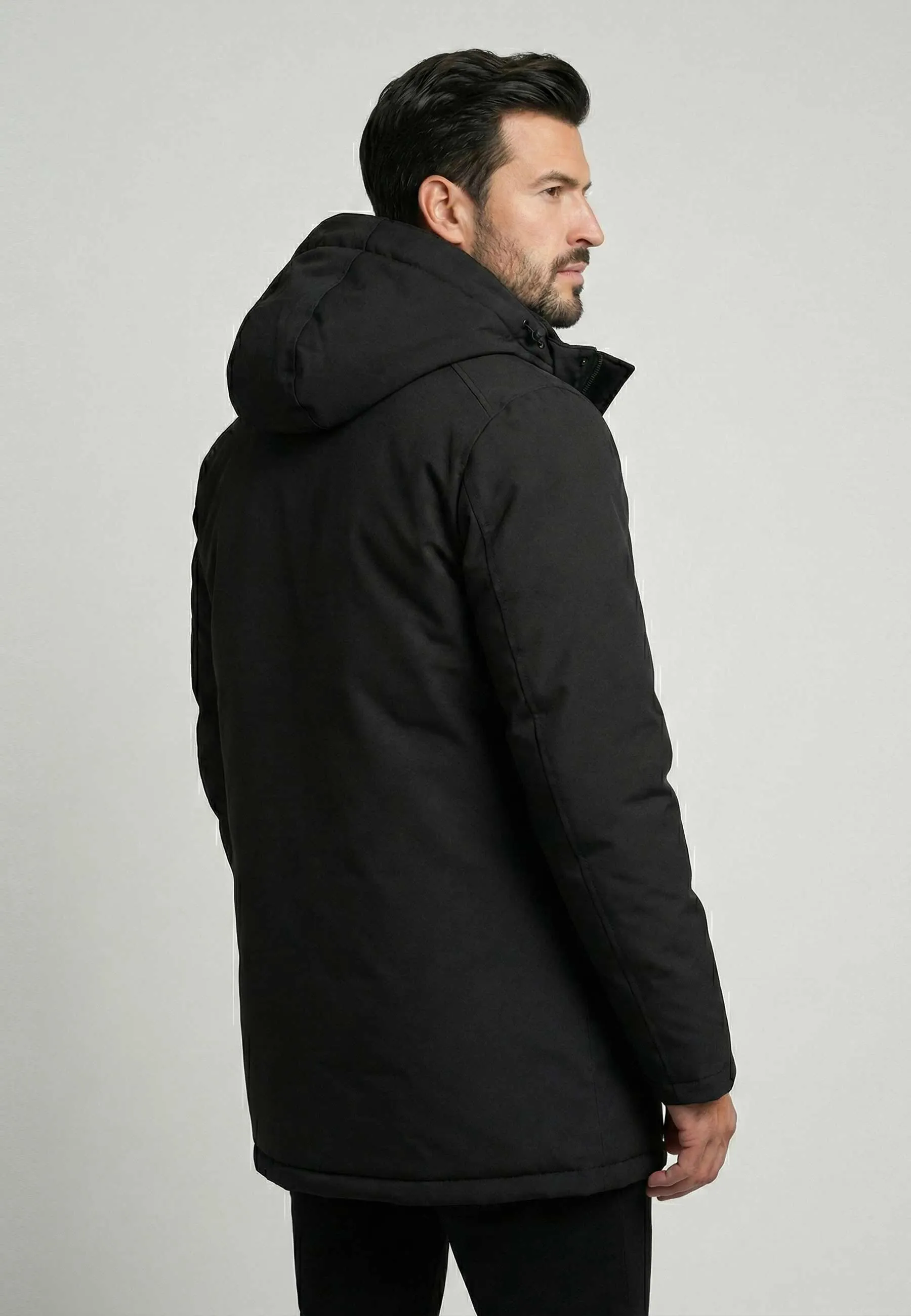 Parka Homme Polar Goose Macky – Noir, Capuche & Isolation