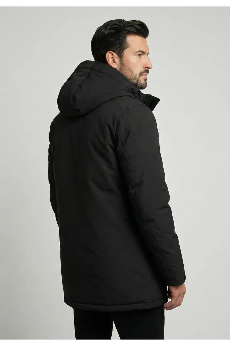 Parka Homme Polar Goose Macky – Noir, Capuche & Isolation