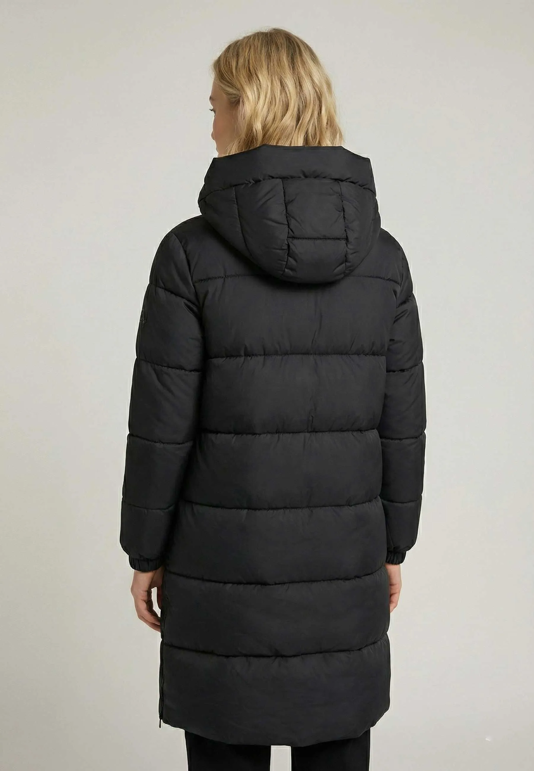 Doudoune Longue Femme Polar Goose Olga polar – Noir, Zips Latéraux