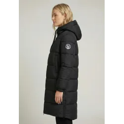 Doudoune Longue Femme Polar Goose Olga polar – Noir, Zips Latéraux