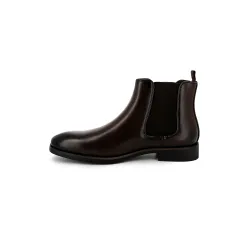 Bottines UOMO en Simili Cuir Marrons - Style Sophistiqué et Polyvalent