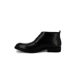 Bottines UOMO en simili cuir Noir Homme - Élégance et Confort