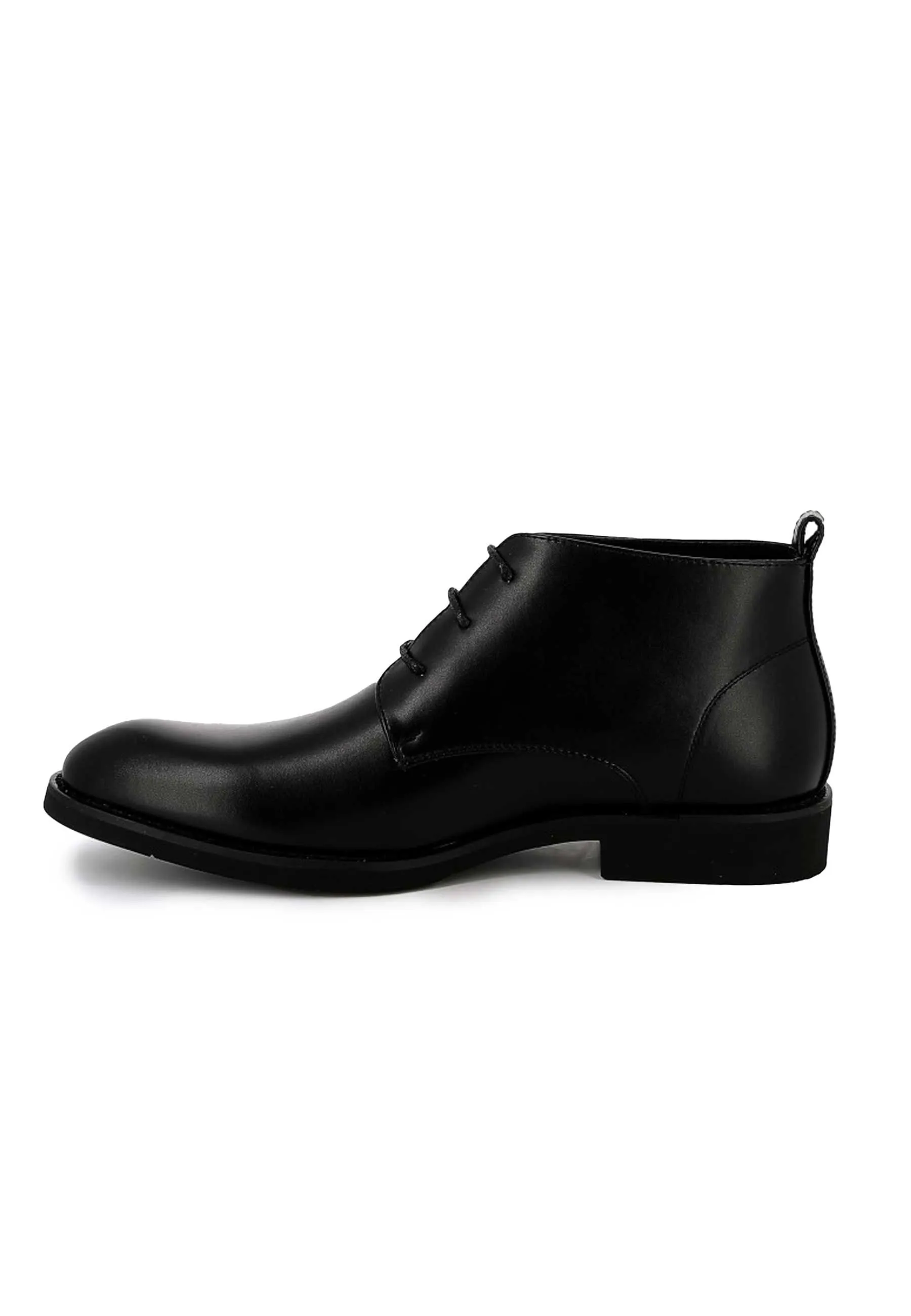 Bottines UOMO en simili cuir Noir Homme - Élégance et Confort