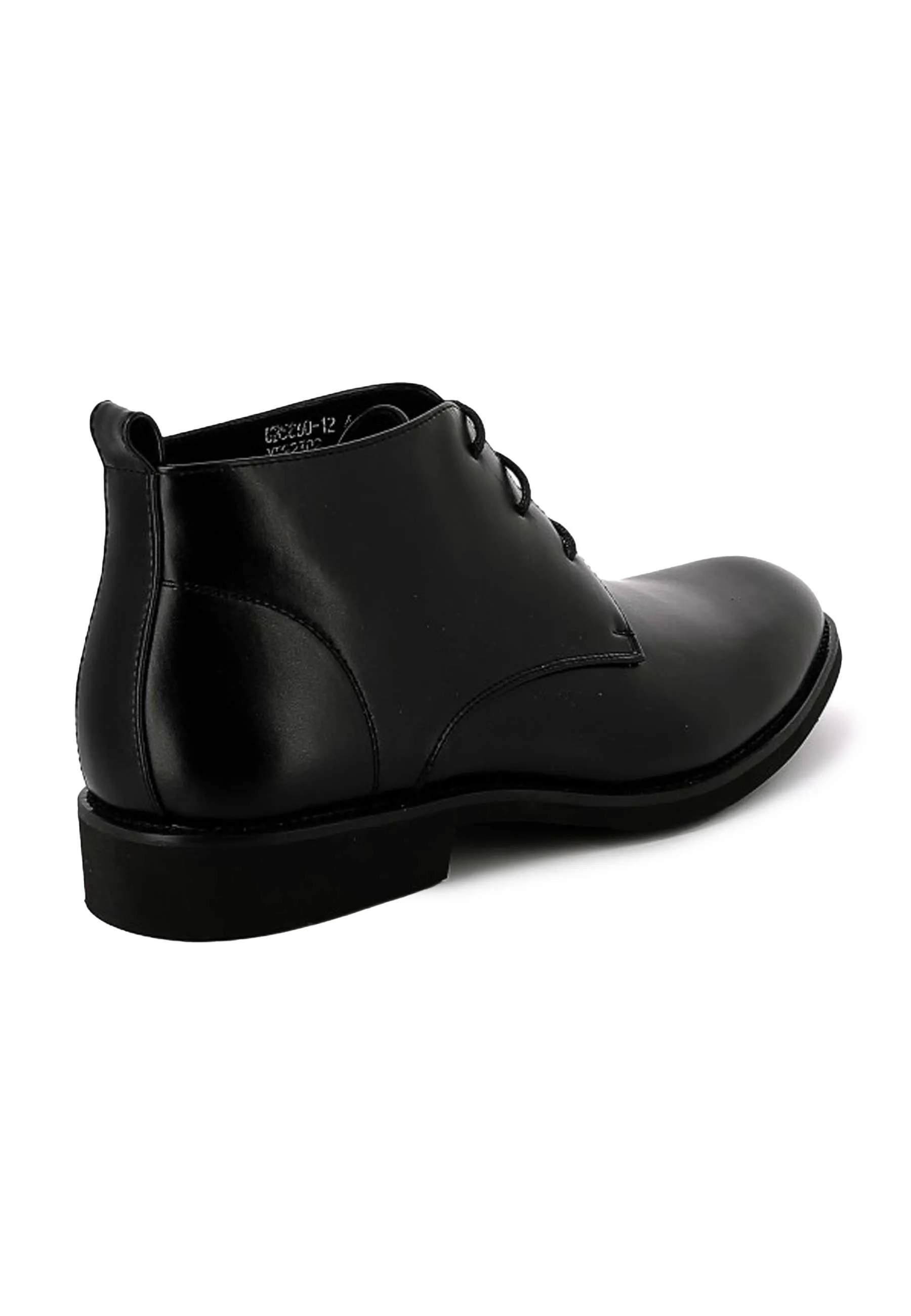 Bottines UOMO en simili cuir Noir Homme - Élégance et Confort