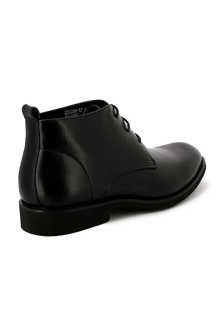 Bottines UOMO en simili cuir Noir Homme - Élégance et Confort