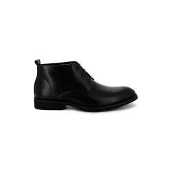 Bottines UOMO en simili cuir Noir Homme - Élégance et Confort