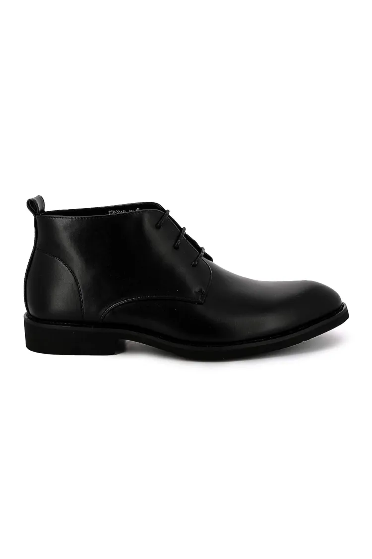 Bottines UOMO en simili cuir Noir Homme - Élégance et Confort