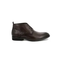 Bottines UOMO en simili cuir Marrons Homme - Élégance et Confort