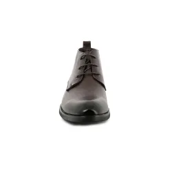 Bottines UOMO en simili cuir Marrons Homme - Élégance et Confort