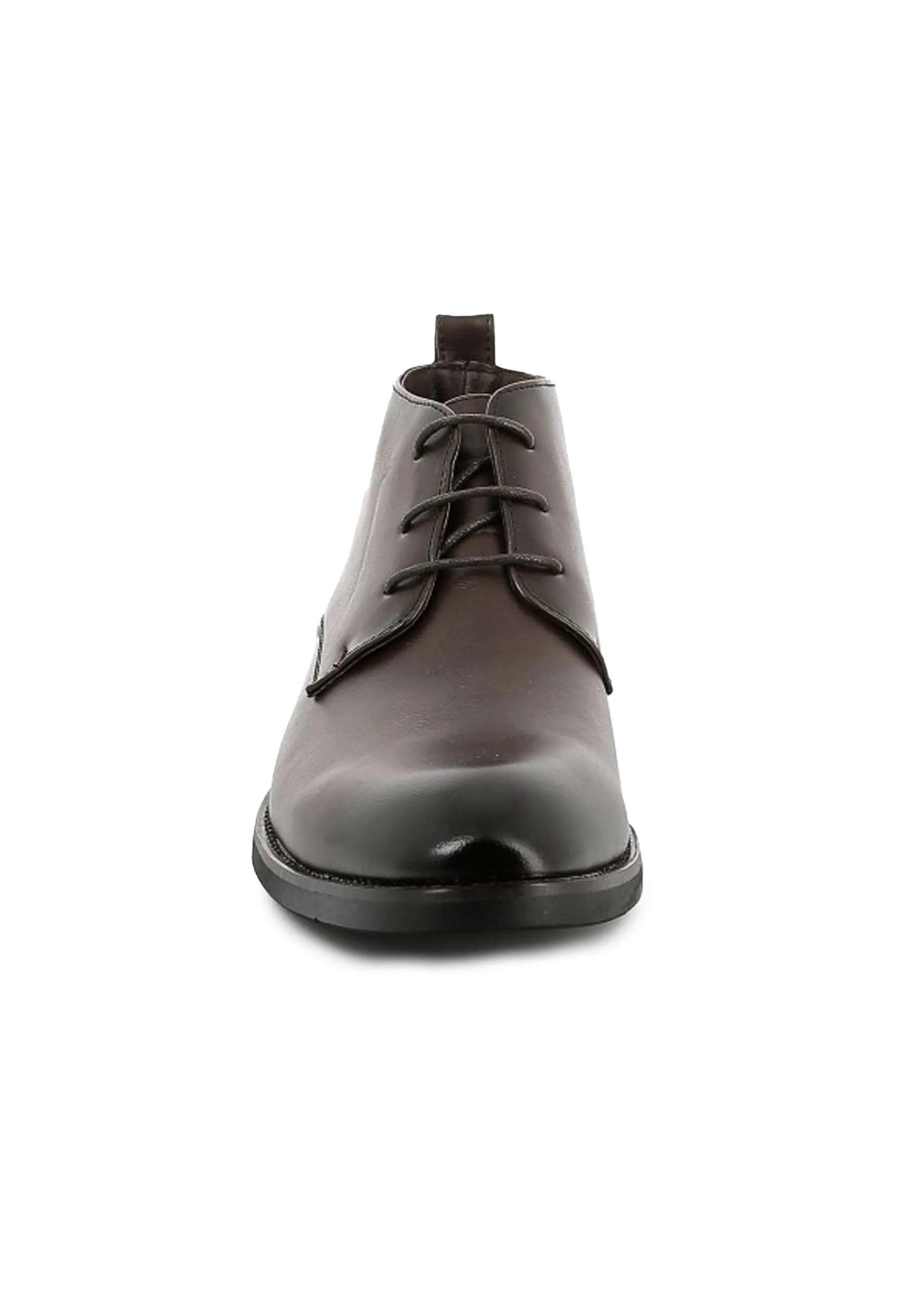 Bottines UOMO en simili cuir Marrons Homme - Élégance et Confort