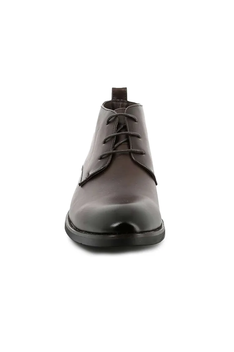 Bottines UOMO en simili cuir Marrons Homme - Élégance et Confort