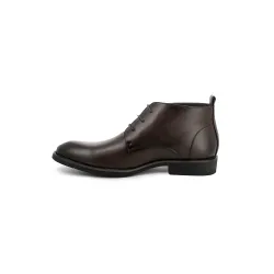 Bottines UOMO en simili cuir Marrons Homme - Élégance et Confort