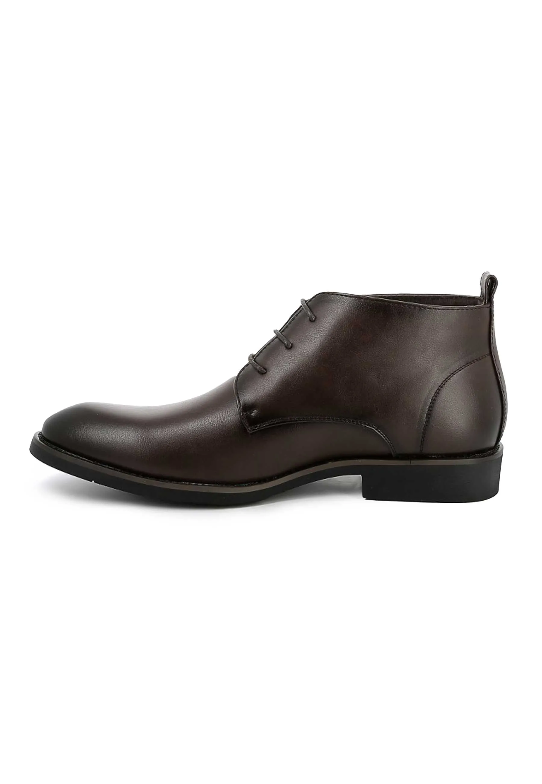Bottines UOMO en simili cuir Marrons Homme - Élégance et Confort