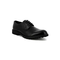 Chaussures Derby Simili Cuir Noir