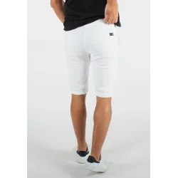 Short mi-long blanc
