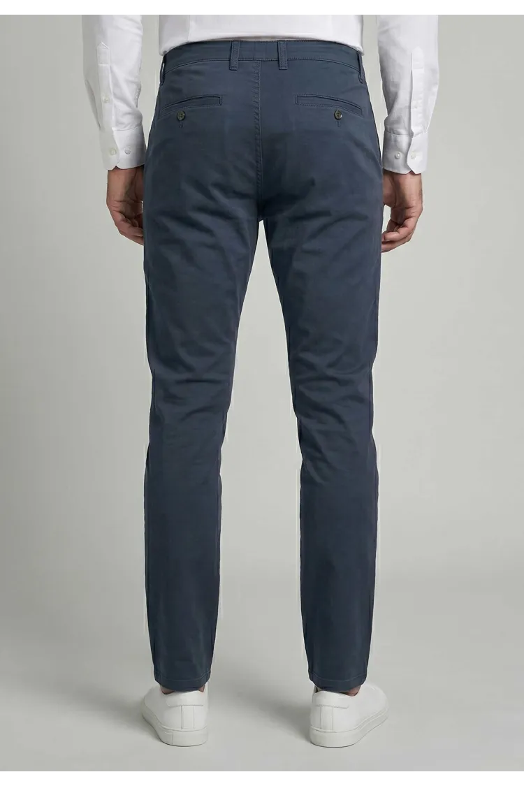 Pantalon Chino Homme Holly-Casa – Navy, Coupe Slim Confort