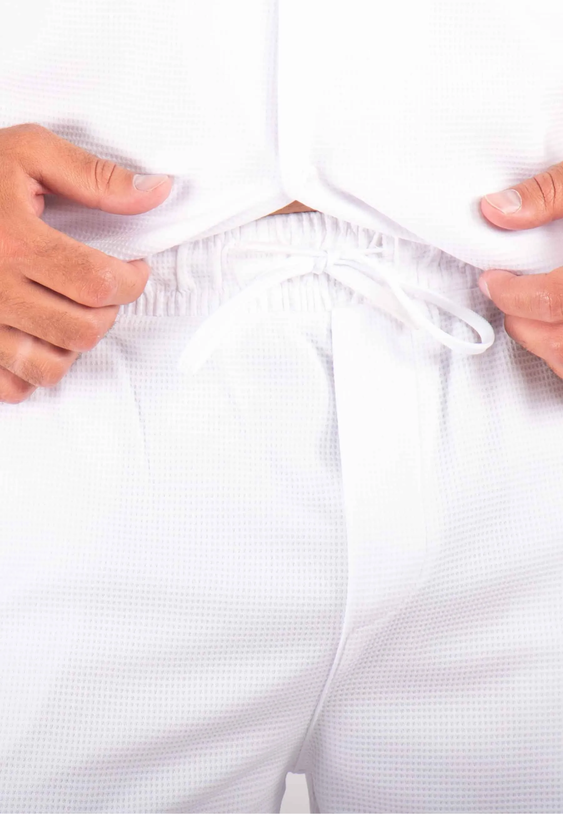 Ensemble Homme PANAME BROTHERS Chemisette & Short - Blanc - Style Urbain & Été