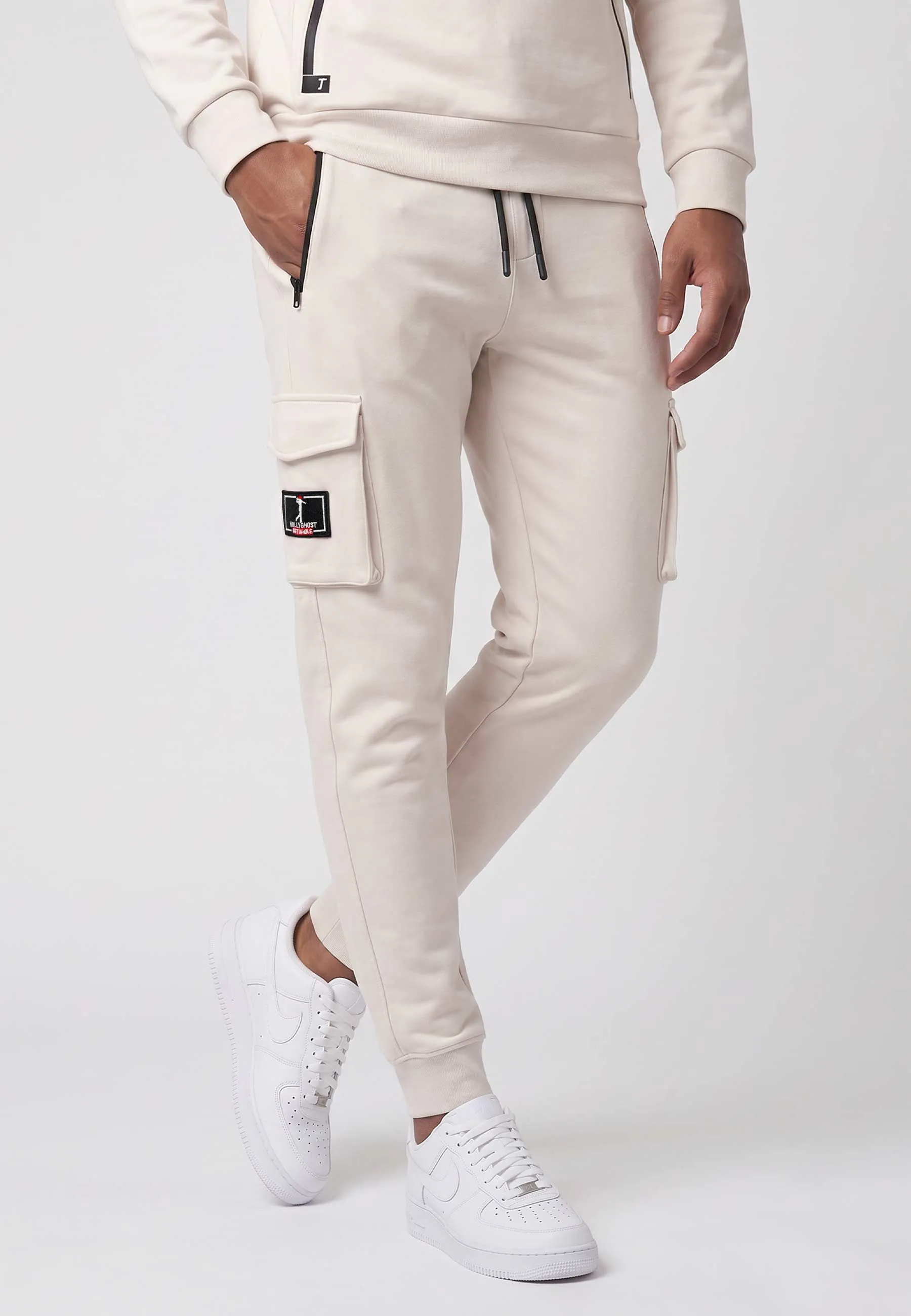 Jogging Cargo Homme HOLLYGHOST, Poches Zippées